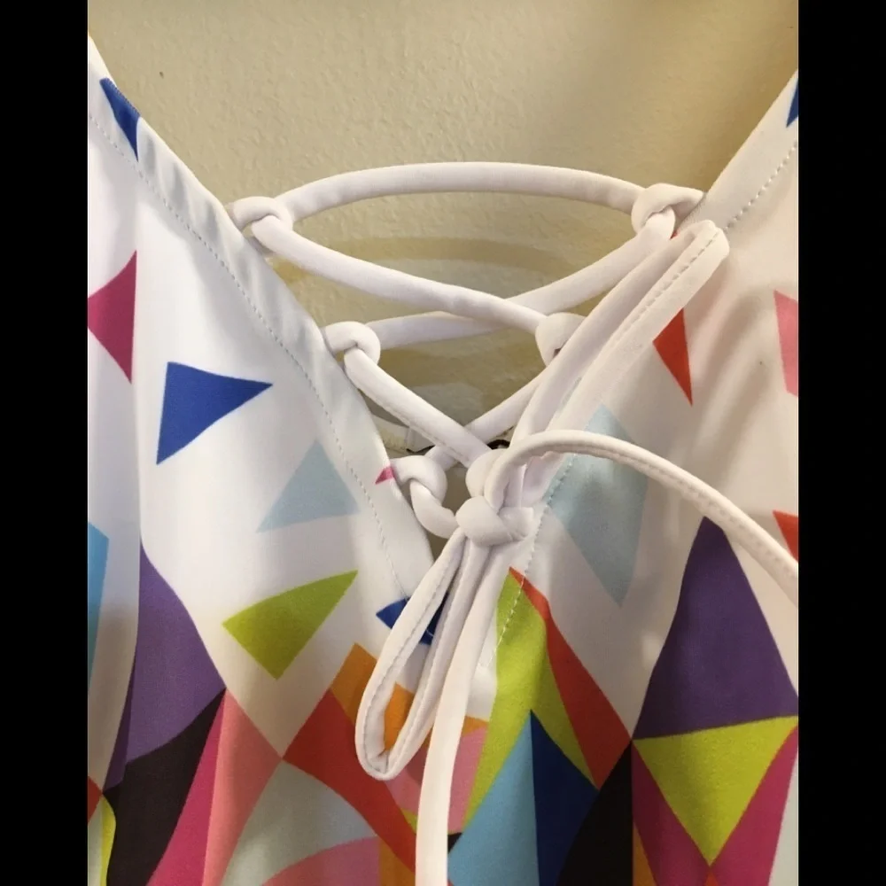 1.Siloett Blake Triangle One Piece Swimsuits